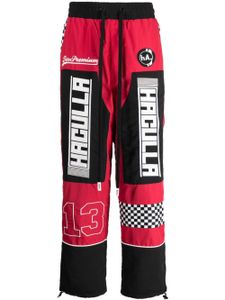 Haculla Super Premium Racer logo-print track pants - Rouge