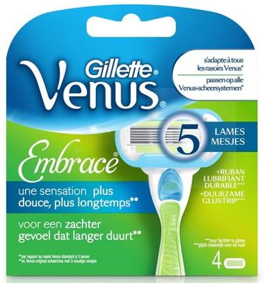 Gillette Extra Smooth scheermesje 4 stuk(s) Vrouwen Gillette Extra Smooth scheermesje 4 stuk(s) Vrouwen