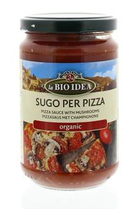 Bioidea Pizzasaus champignons bio (300 gr)