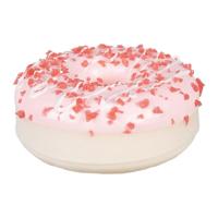 Clayre & Eef Decoratie Donut Ø 8x3 cm Roze Kunststof