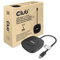 Club 3D CSV-1550 USB Type C 3.2 Gen 1 Multi Stream Transport (MST) Hub DisplayPort 1.4 Triple Monitor