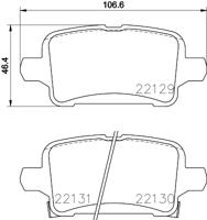 Remmenset, remschijf BREMBO, Remschijftype: Binnen geventileerd, Inbouwplaats: Achteras: , u.a. für Opel