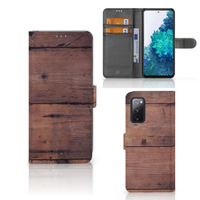 Samsung Galaxy S20 FE Book Style Case Old Wood