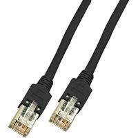 EFB K8072.20 RJ45 netwerkkabel, patchkabel CAT 5e F/UTP 20,00 m, zwart, vlamvertragend, 1 st.