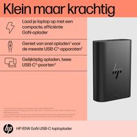 HP GaN USB-C 65W Laptop netvoeding 65 W 5 V, 9 V, 12 V, 15 V, 20 V 8 A - thumbnail