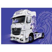 Italeri 3935 MB Actros MP4 Show GigaSpace Vrachtwagen (bouwpakket) 1:24