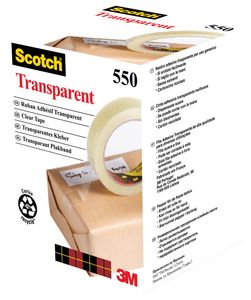 Scotch transparante tape 550 ft 19 mm x 66 m