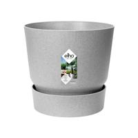 Elho Greenville Rond 40 - Bloempot voor Buiten - Ø 39.0 x H 36.8 cm - Living Concrete