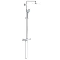 GROHE Euphoria Regendoucheset Opbouw - hoofddouche 21cm - massage handdouche - thermostatisch - chroom 27964000