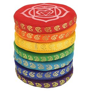 Klankschaalkussens 7 Chakra's (9,5 cm)