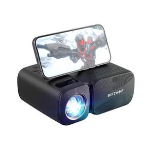 BlitzWolf BW-V3 Mini Draagbare LED Projector - WiFi, Bluetooth, 1080p - Zwart