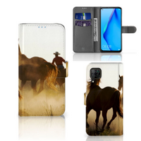 Huawei P40 Lite Telefoonhoesje met Pasjes Design Cowboy