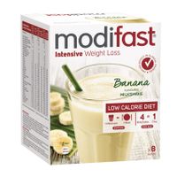 Modifast Intensive Banana Flavour. Milkshake 8x55g - thumbnail