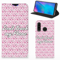 Huawei P30 Lite New Edition Design Case Flowers Pink DTMP