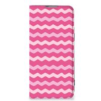 OnePlus Nord 2T Hoesje met Magneet Waves Pink