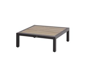 Koffietafel 85 x 85 cm Dias Teak-Black Pepper 4 Seasons Outdoor