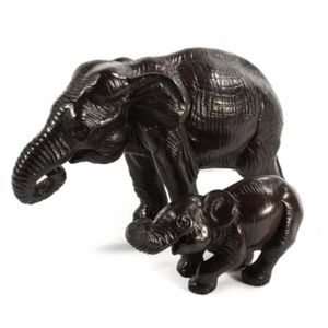 Beeld Polystone Olifant met Jong