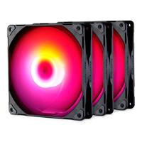 PHANTEKS M25 PWM D-RGB Lüfter, 3er Pack - 140mm, schwarz