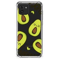 Samsung Galaxy A03 Stevig Bumper Hoesje Avocado Singing - thumbnail