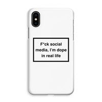 I'm dope: iPhone XS Max Volledig Geprint Hoesje