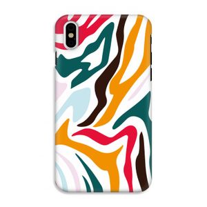 Colored Zebra: iPhone X Tough Case