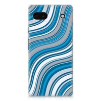 Google Pixel 6A TPU bumper Waves Blue