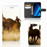 Samsung Galaxy A5 2017 Telefoonhoesje met Pasjes Design Cowboy