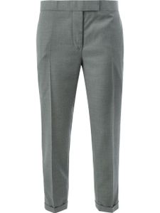 Thom Browne pantalon de tailleur à taille mi-haute - Gris