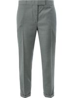 Thom Browne pantalon de tailleur à taille mi-haute - Gris - thumbnail