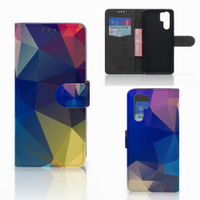 Huawei P30 Pro Book Case Polygon Dark