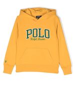 Ralph Lauren Kids hoodie à logo brodé - Jaune