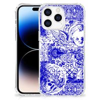 Extreme Case Apple iPhone 14 Pro Max Angel Skull Blauw - thumbnail