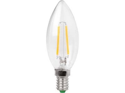 Megaman MM21075 LED-lamp Energielabel E (A - G) E14 Kaars 3.2 W = 25 W Warmwit (Ø x l) 35 mm x 101 mm Filament / Retro-LED 1 stuk(s)