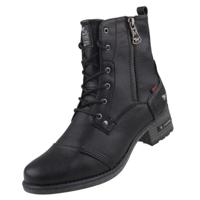 MUSTANG dames enkellaarsjes grijs, zwart, 37 EU