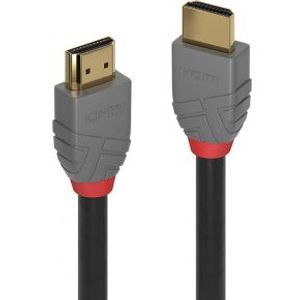 Lindy 36966 HDMI kabel 7,5 m HDMI Type A (Standaard) Zwart, Grijs