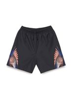 Marcelo Burlon County Of Milan Kids short de bain Icon Wing - Noir