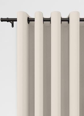 Lipalu ringgordijn - Beige met ringen Lipalu ringgordijn - Beige met ringen