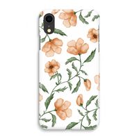 Peachy flowers: iPhone XR Volledig Geprint Hoesje - thumbnail