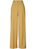 Tory Burch pantalon ample à plis - Jaune - thumbnail