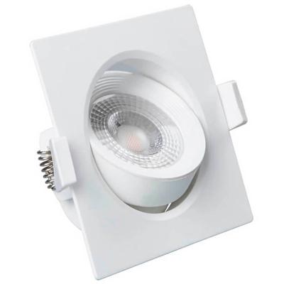 LED Spot - Inbouwspot - Facto Niron - 7W - Natuurlijk Wit 4000K - Mat Wit - Vierkant - Kantelbaar LED Spot - Inbouwspot - Facto Niron - 7W - Natuurlijk Wit 4000K - Mat Wit - Vierkant - Kantelbaar