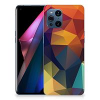 OPPO Find X3 | X3 Pro TPU Hoesje Polygon Color - thumbnail