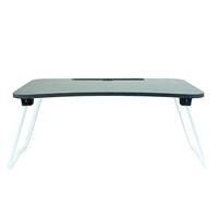 QUVIO Bedtafel laptop/Laptoptafel/Tablethouder voor op bed/Laptophouder voor op bed/Bedtafeltje/Tablethouder/Ontbijttafel voor op bed/Laptop verhoger/Laptop tafel - Zwart