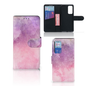 Hoesje Huawei P40 Pink Purple Paint