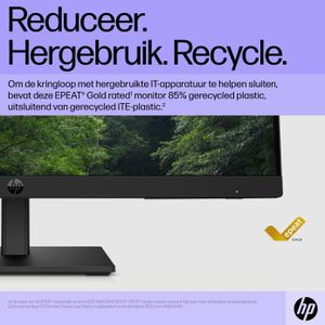 HP P22h G5 LED-monitor Energielabel E (A - G) 54.6 cm (21.5 inch) 1920 x 1080 Pixel 16:9 5 ms HDMI, DisplayPort, VGA IPS LED