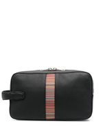 Paul Smith trousse de toilette à bande Artist Stripe - Noir