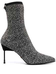 Kurt Geiger London bottes à détails de clous - Gris