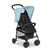 Hauck Sport lichtgewicht buggy tot 18 kg met ligstand vanaf de geboorte, gemakkelijk en compact inklapbaar, voorbeugel, grote boodschappenmand - blauw