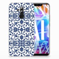 Huawei Mate 20 Lite TPU Case Flower Blue