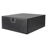 SilverStone Technology SST-RM44-4U Rackmount Serverbehuizing met verbeterde compatibiliteit voor vloeistofkoeling, zwart