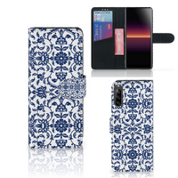 Sony Xperia L4 Hoesje Flower Blue